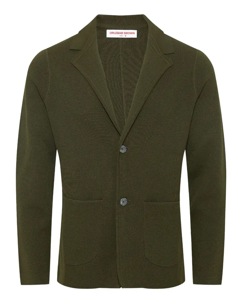 Orlebar Brown Rainer Jacke aus Piqué - Grün Grün