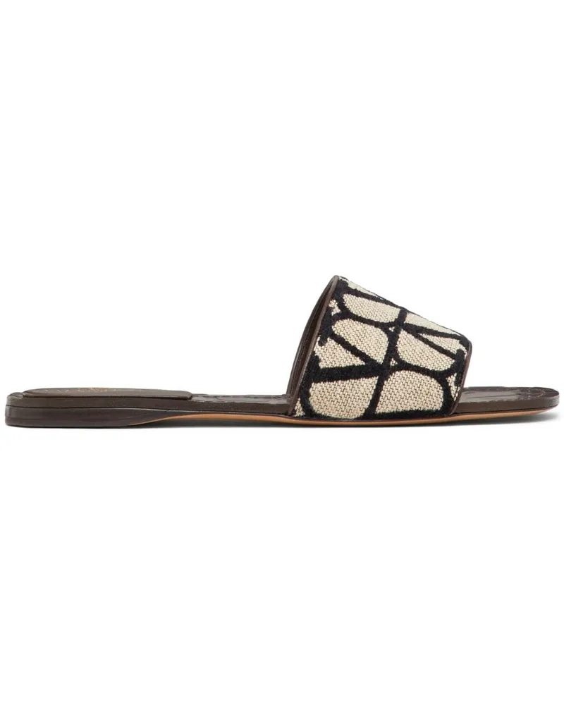 Valentino Garavani Toile Iconographe Sandalen - Schwarz Schwarz