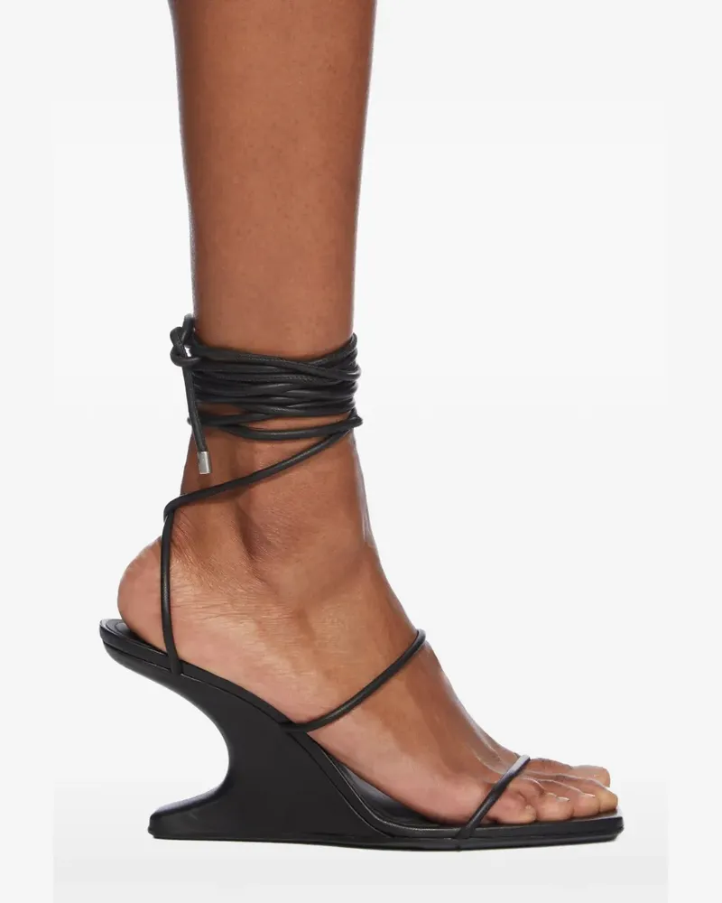 Rick Owens Lilies Cantilever wrap sandals - Schwarz Schwarz