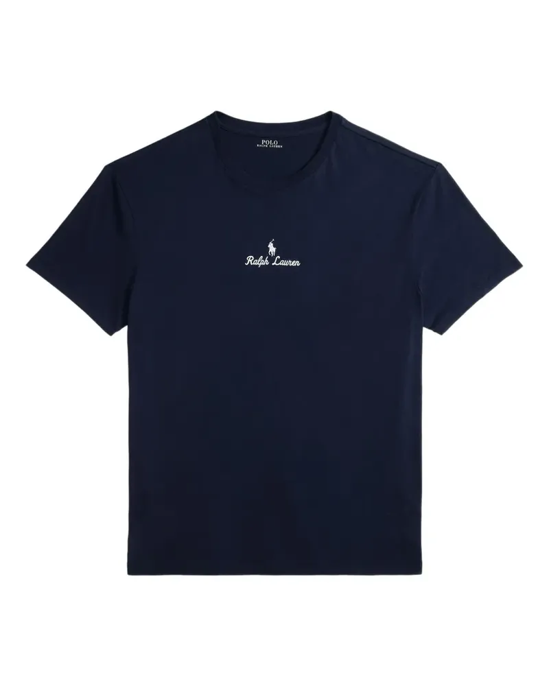 Ralph Lauren T-Shirt mit Logo-Stickerei - Blau Blau