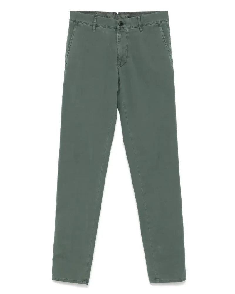 Incotex Hose mit Tapered-Bein - Grün Grün