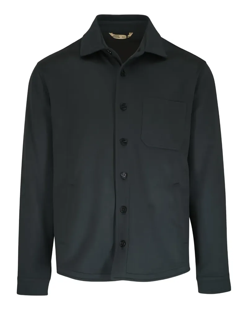 Maurizio Baldassari button-fastening pocket shirt jacket - Grün Grün