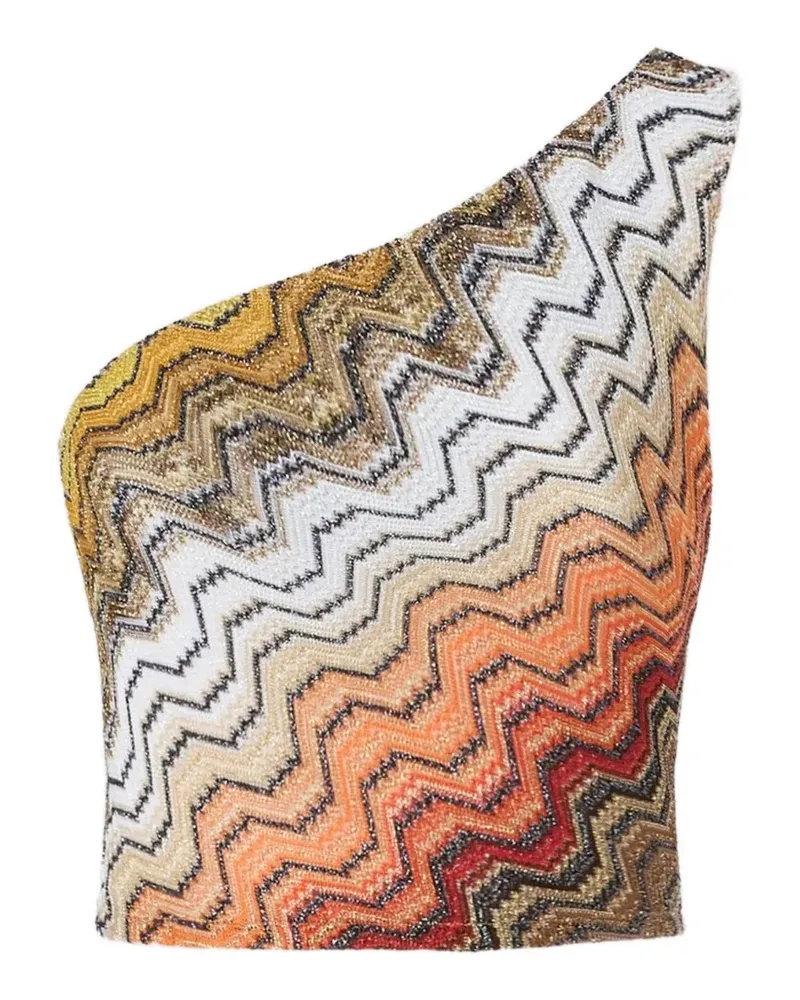 Missoni One-Shoulder-Top - Orange Orange