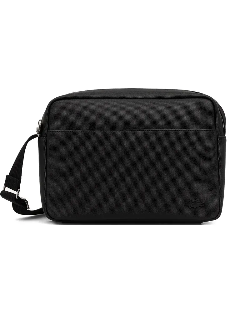 Lacoste zip-fatening shoulder bag - Schwarz Schwarz