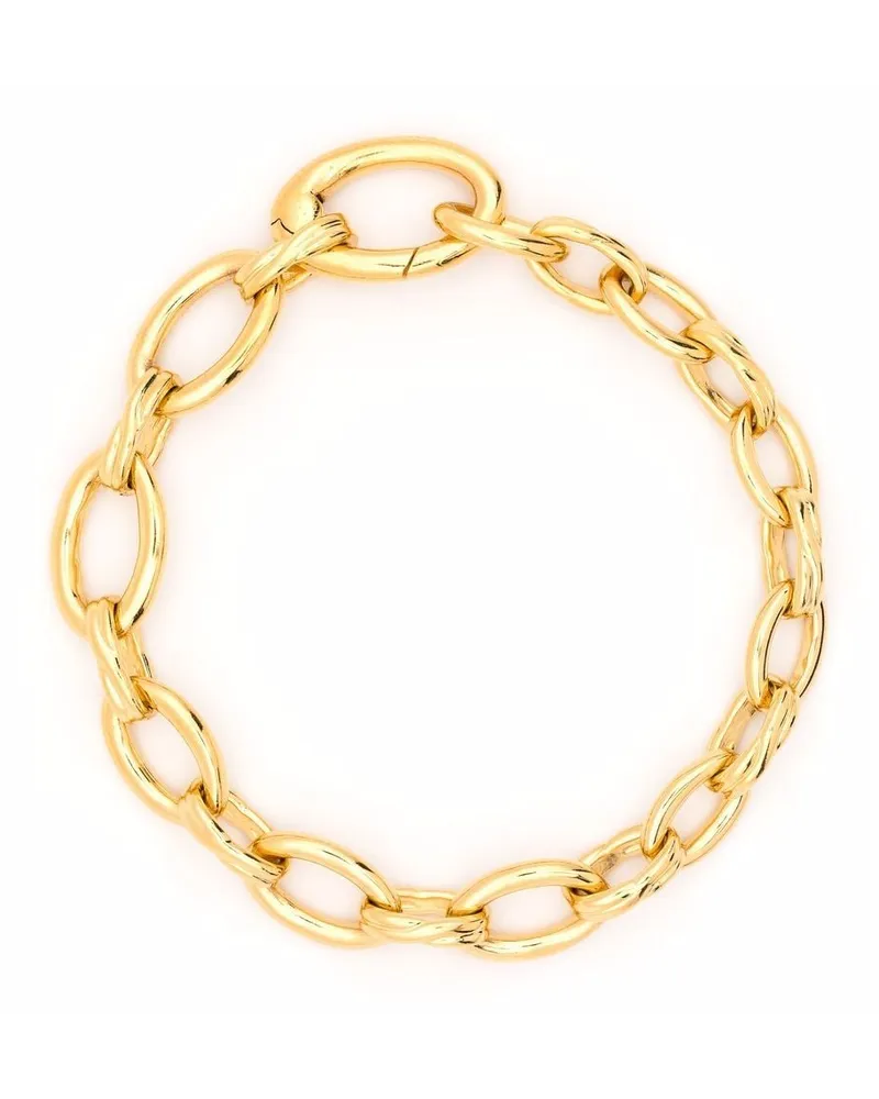 Missoma Armband mit ovalen Kettengliedern Gold