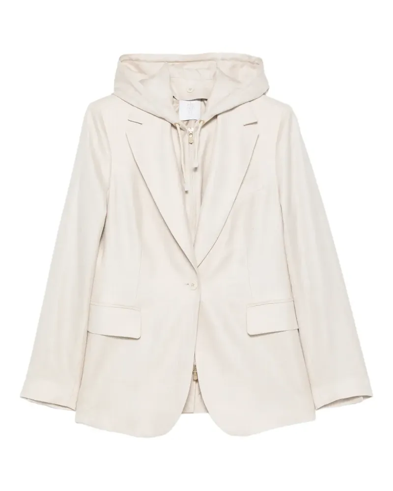Eleventy hooded blazer - Nude Nude