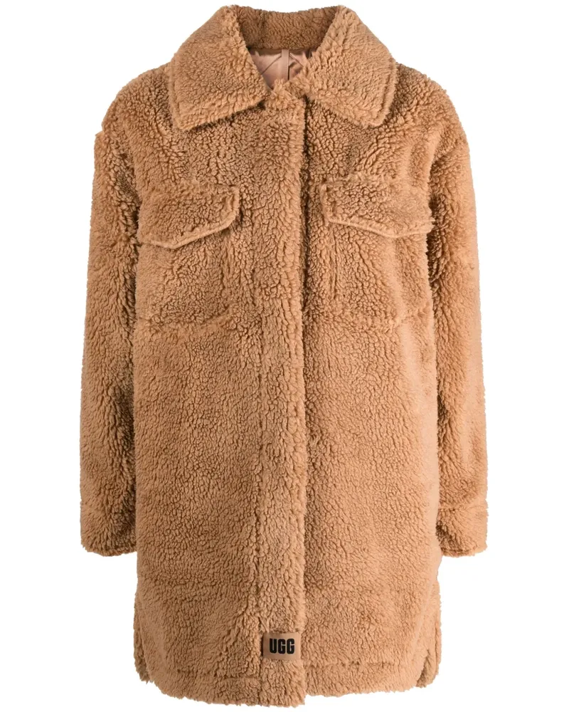 UGG Frankie fluff Hemdjacke - Braun Braun