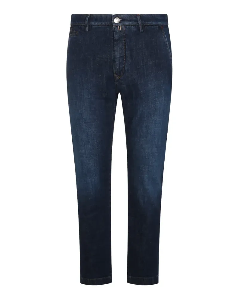 Jacob Cohën Jeans mit Knopfverschluss - Blau Blau