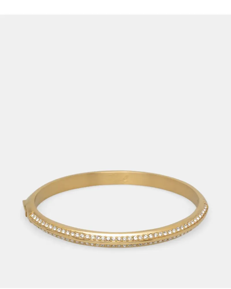 Karl Lagerfeld crystal-embellished bangle bracelet - Gold Gold