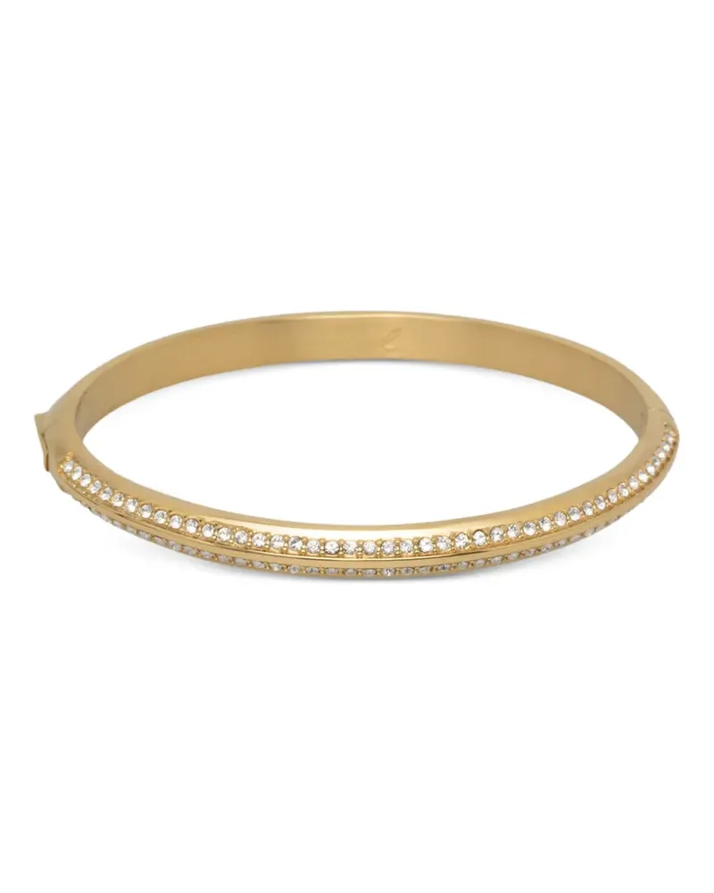 Karl Lagerfeld crystal-embellished bangle bracelet - Gold Gold