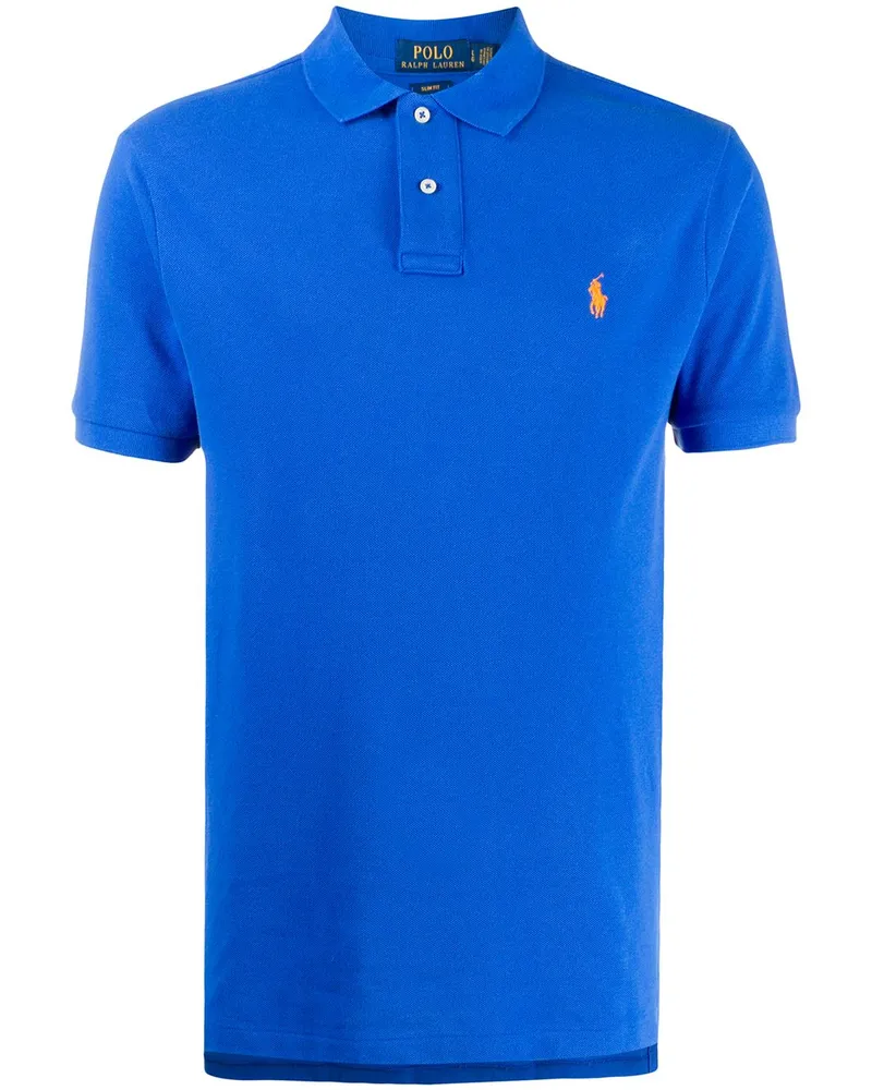 Ralph Lauren Poloshirt mit Logo-Stickerei - Blau Blau