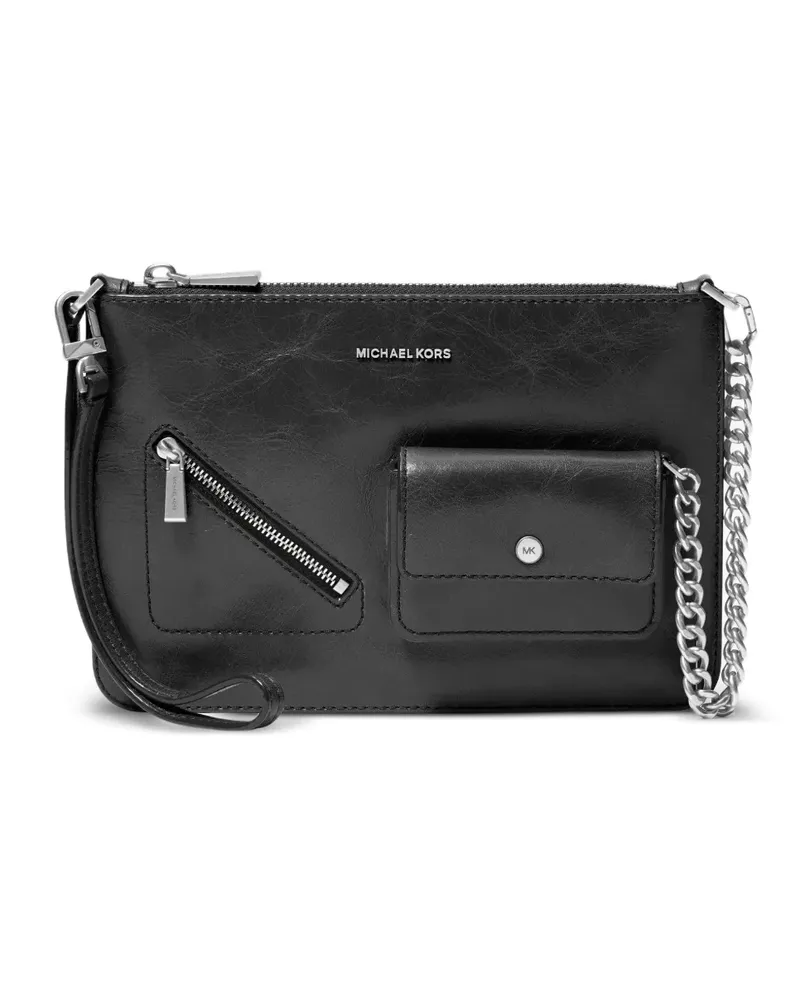 Michael Kors Große Jet Set Handgelenkschlaufe - Schwarz Schwarz