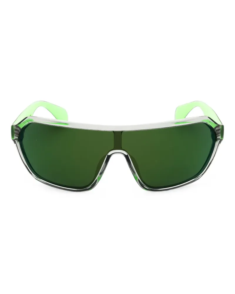 adidas shield-frame sunglasses - Nude Nude