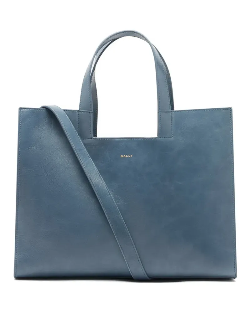 Bally Easy logo-print tote bag - Blau Blau
