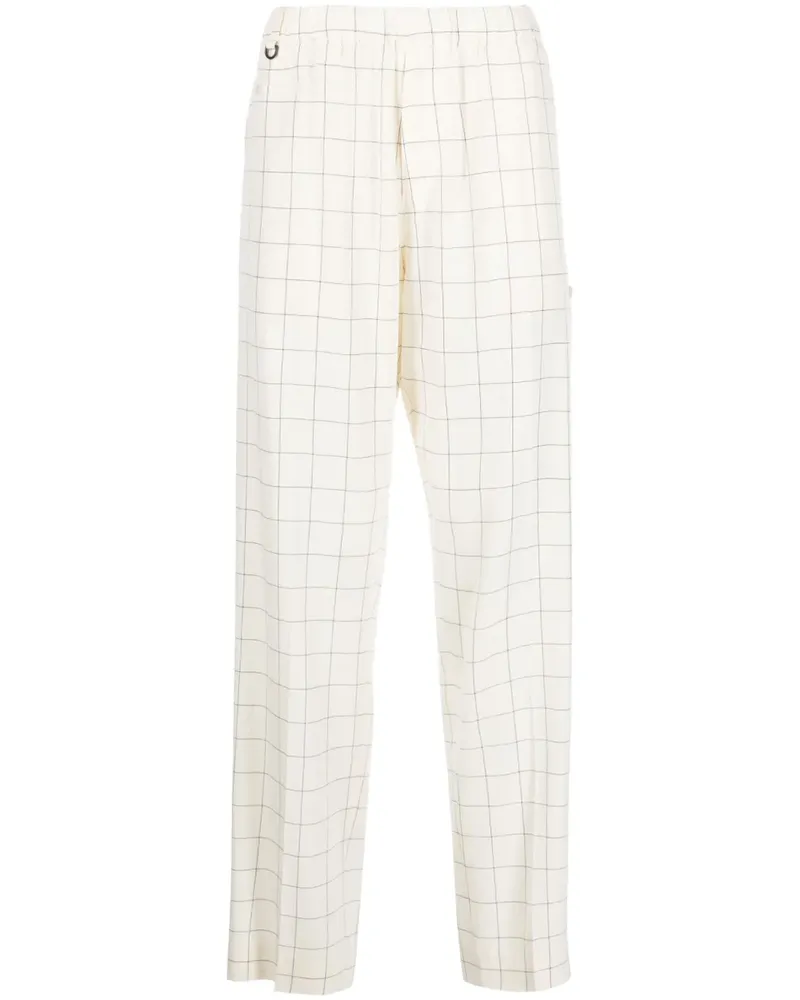 Undercover Weite Hose mit Windowpane-Karo - Nude Nude