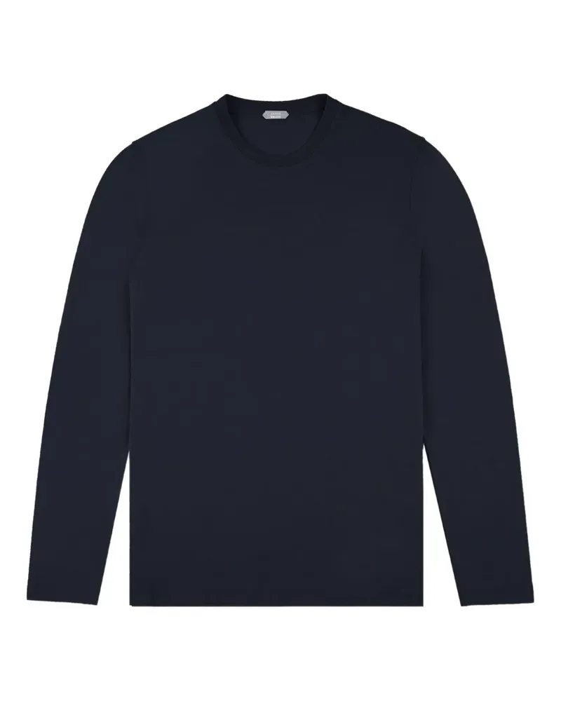 Zanone long-sleeve sweater - Blau Blau