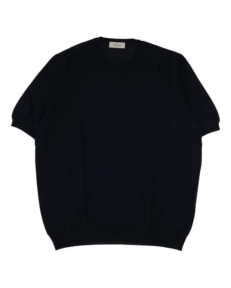 Gran Sasso Kurzärmeliges T-Shirt - Blau Blau
