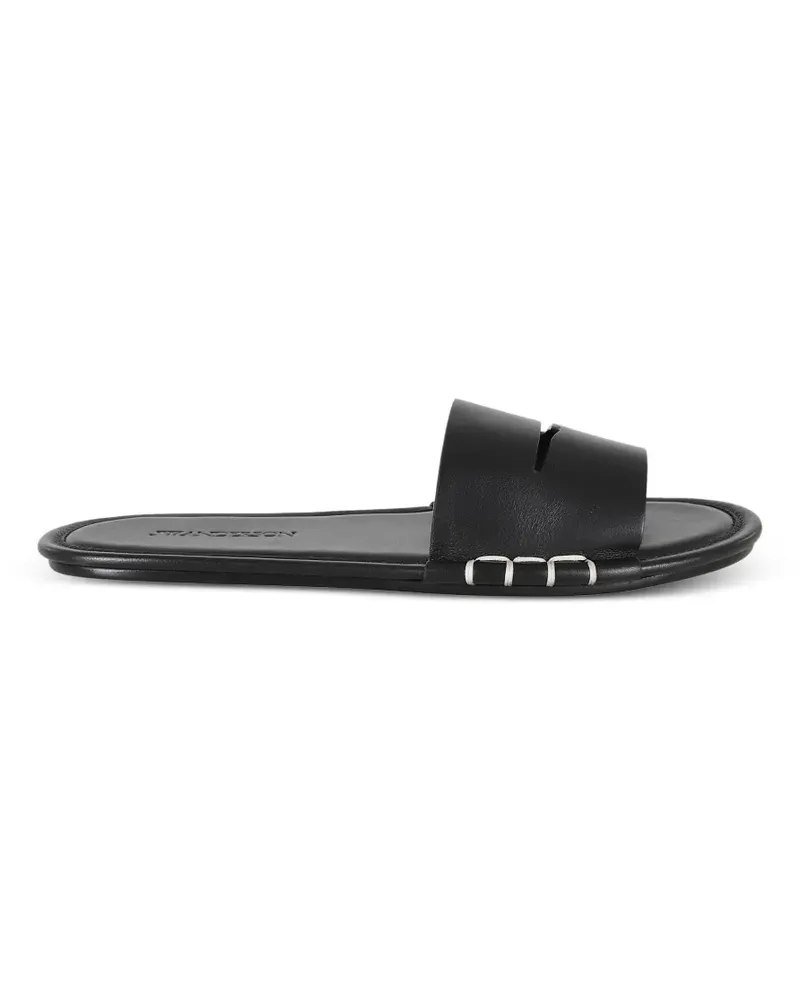 J.W.Anderson Penny-Sandalen aus Wildleder - Schwarz Schwarz