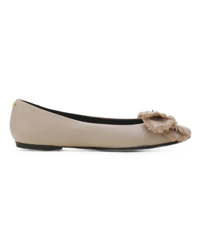 Lanvin The Bow Ballerinas - Nude Nude