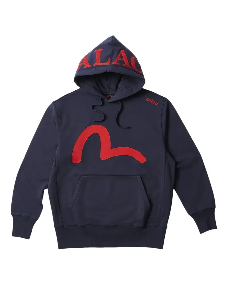 PALACE x Evisu Seagull Hoodie - Blau Blau