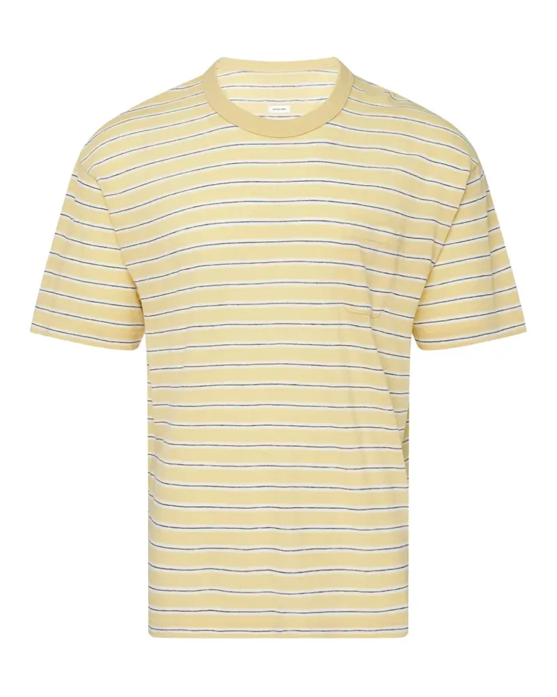 Visvim Border short-sleeve T-shirt - Gelb Gelb