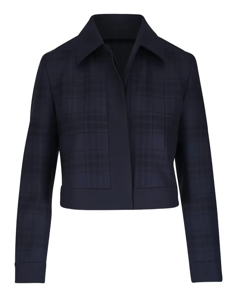 Akris Lewitt checked jacket - Blau Blau
