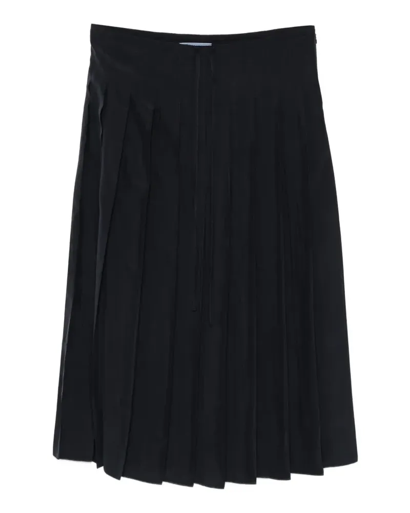 Prada pleated midi skirt - Blau Blau