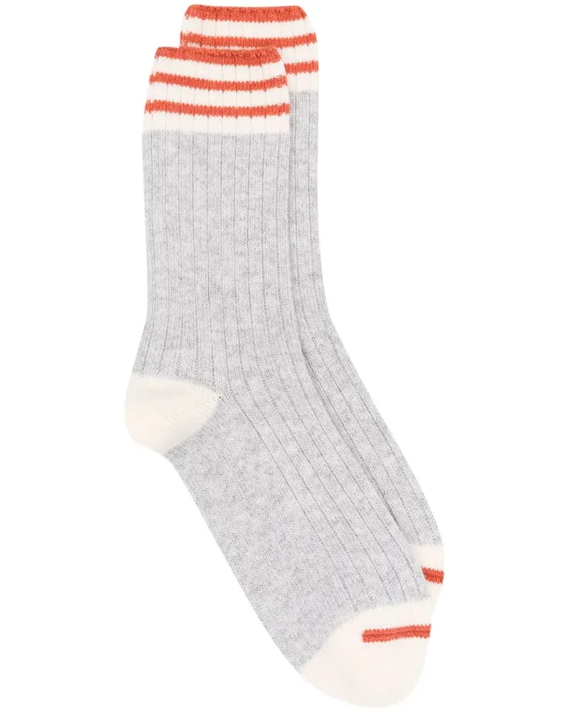 Brunello Cucinelli Socken aus Kaschmir - Grau Grau