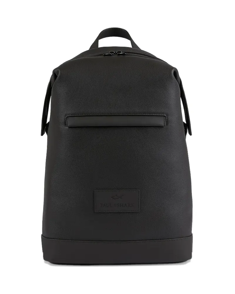 Paul & Shark leather backpack - Schwarz Schwarz