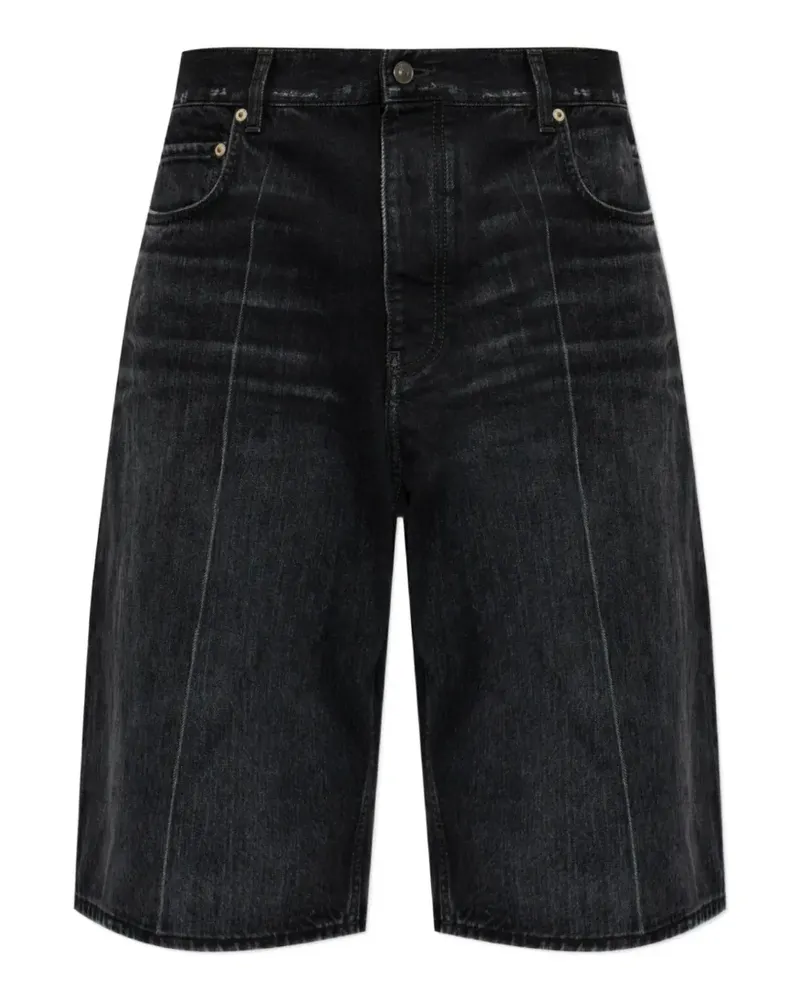 Balenciaga panelled distressed-finish shorts - Schwarz Schwarz