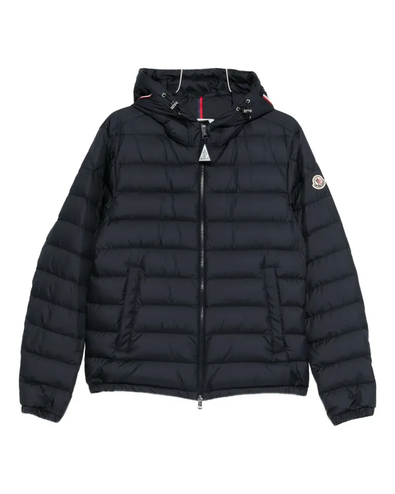 Moncler Gesteppte Kapuzenjacke - Schwarz Schwarz