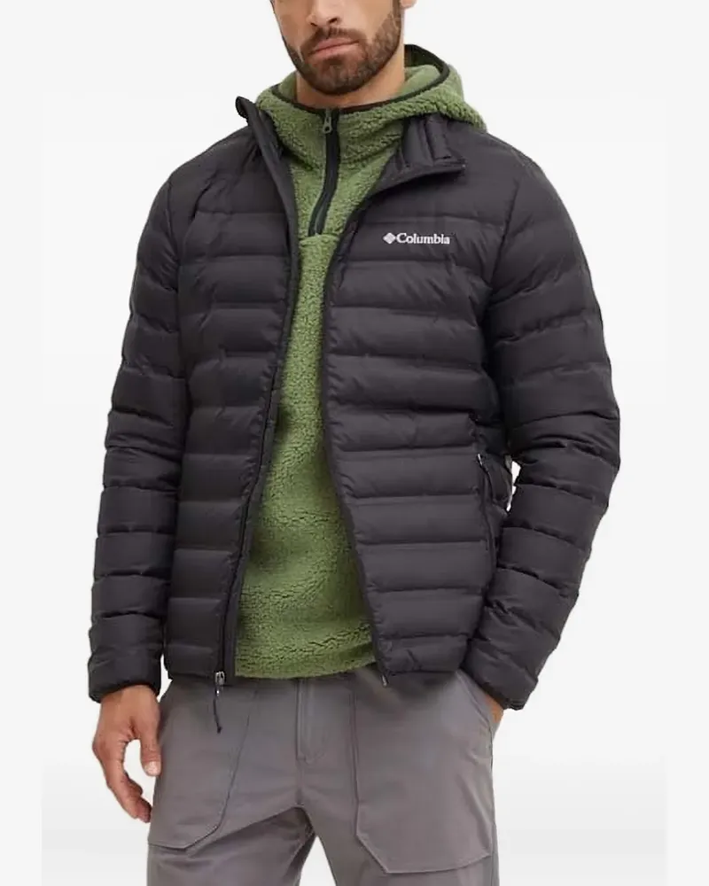 Columbia Sportswear Company Gesteppte Kapuzenjacke - Schwarz Schwarz