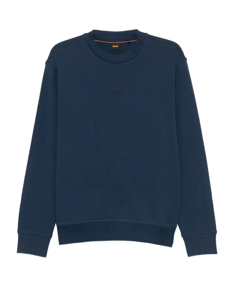 HUGO BOSS logo-detail sweatshirt - Blau Blau