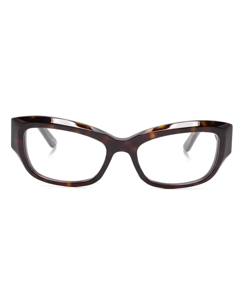 Balenciaga Klassische Cat-Eye-Brille - Braun Braun