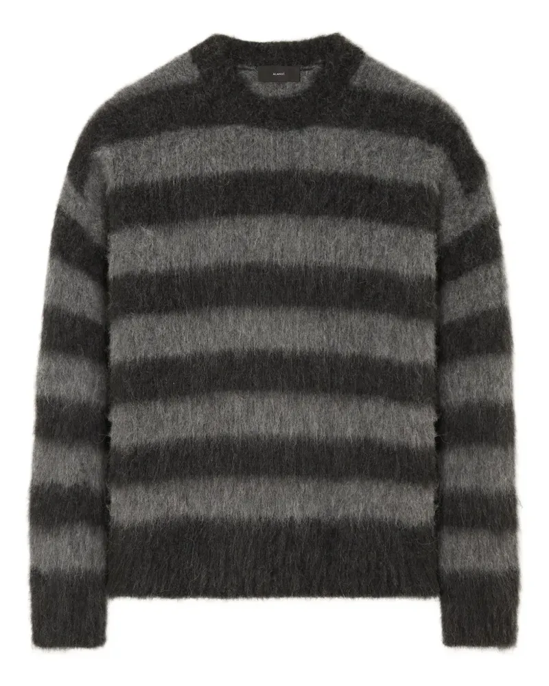 Alanui Gestreifter Pullover - Schwarz Schwarz