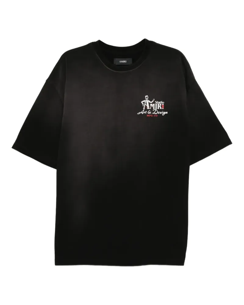Amiri studio T-shirt - Schwarz Schwarz