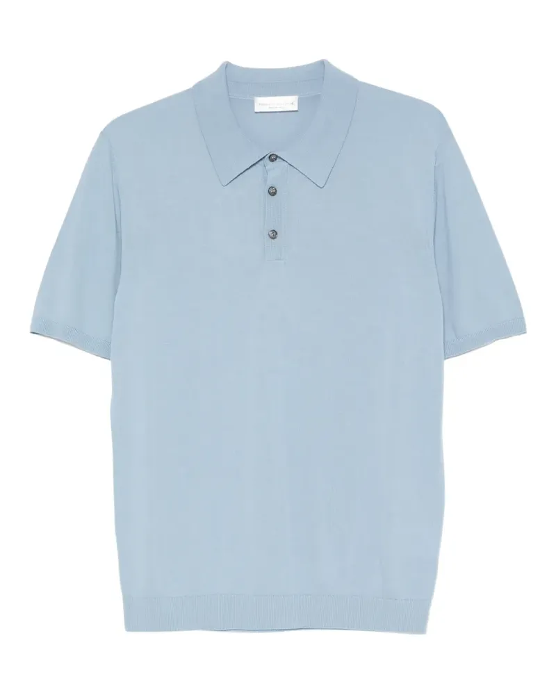 Roberto Collina cotton polo shirt - Blau Blau
