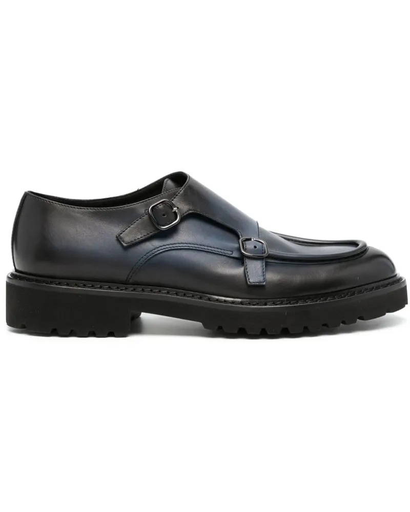 Doucal´s Monk-Schuhe mit Doppelschnalle - Schwarz Schwarz