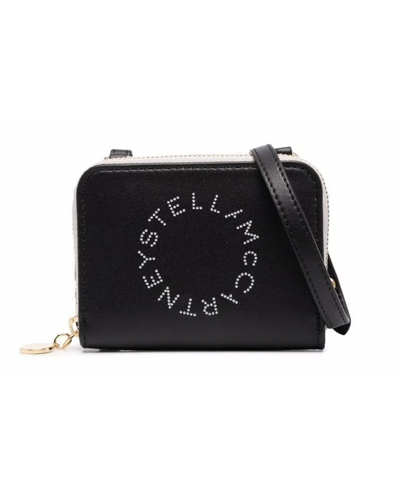 Stella McCartney Portemonnaie mit Trageriemen - Schwarz Schwarz