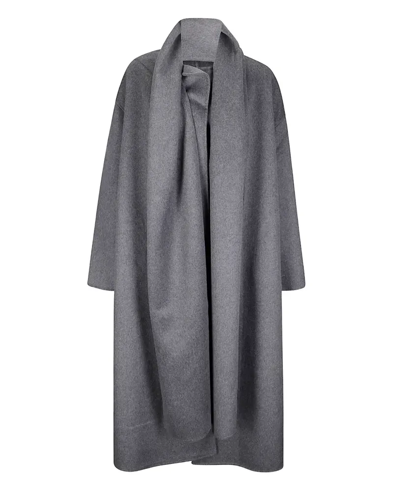 Calvin Klein scarf-detail coat - Grau Grau