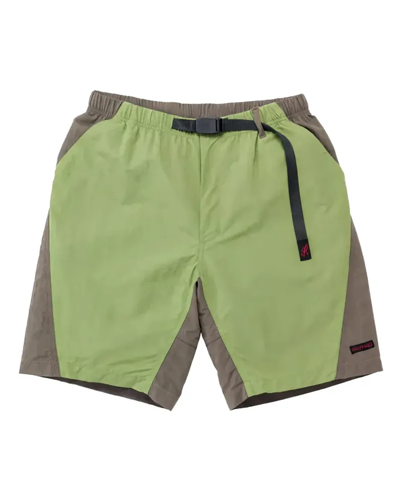 GRAMICCI colourblock belted shorts - Grün Grün