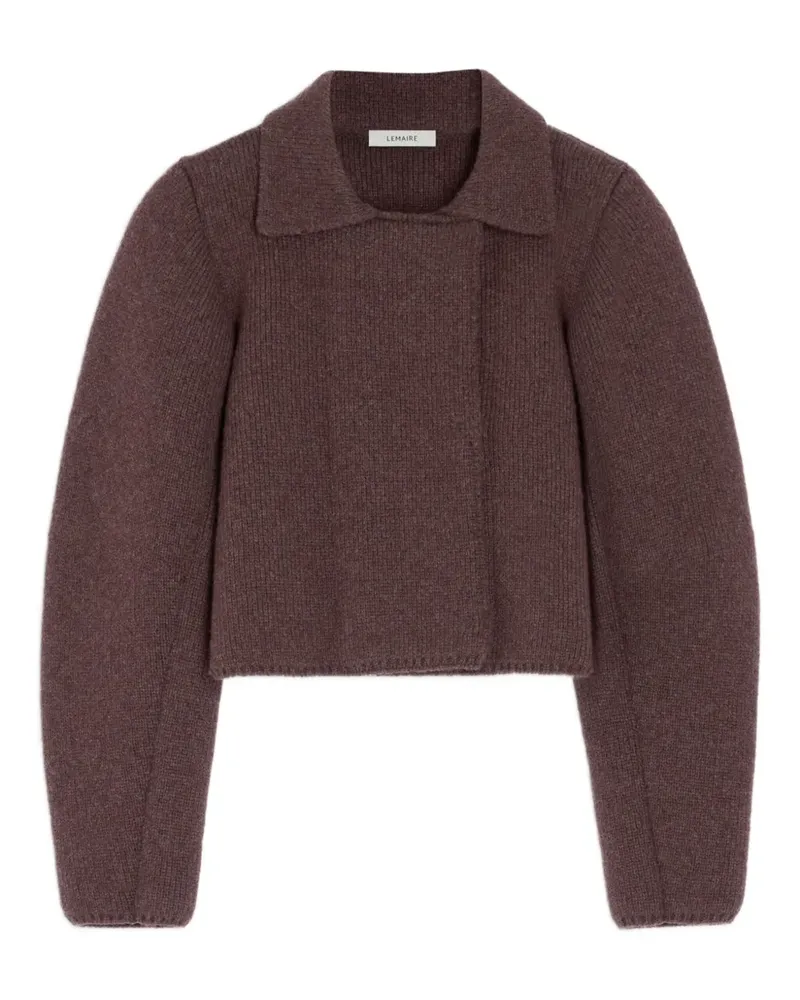 Christophe Lemaire Doppelreihiges Blouson aus Filz - Braun Braun
