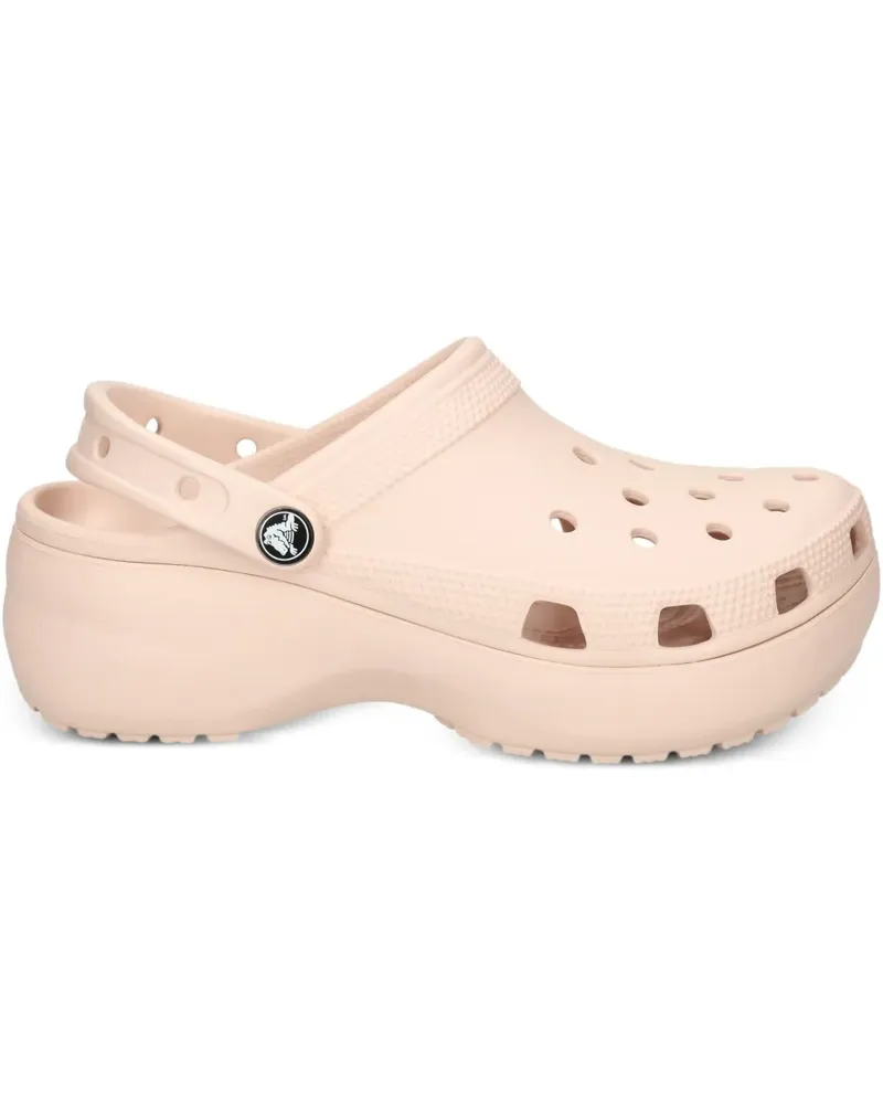 Crocs Pantoletten mit Plateau - Rosa Rosa
