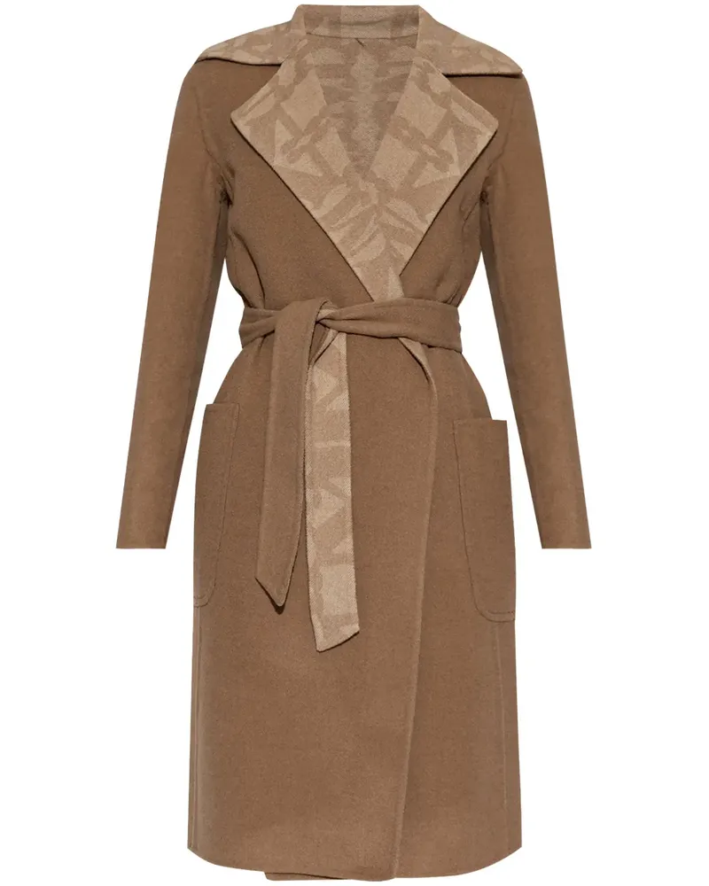 Max Mara Wendbarer Abito Mantel - Braun Braun