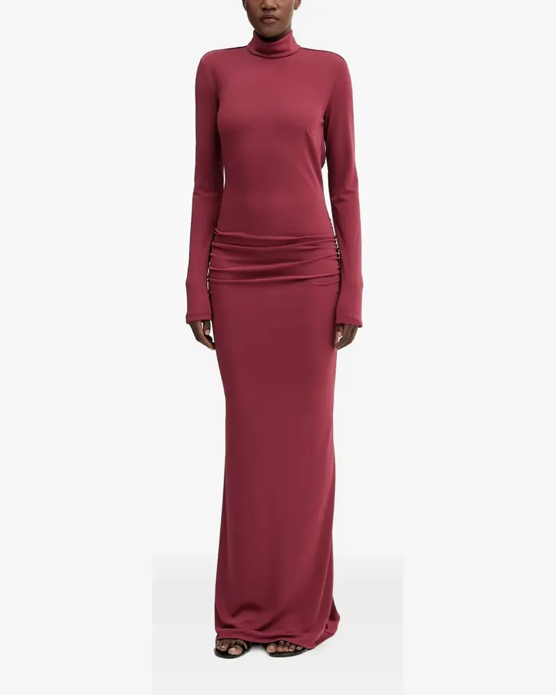 Aniye By Langärmeliges Maxikleid - Rosa Rosa