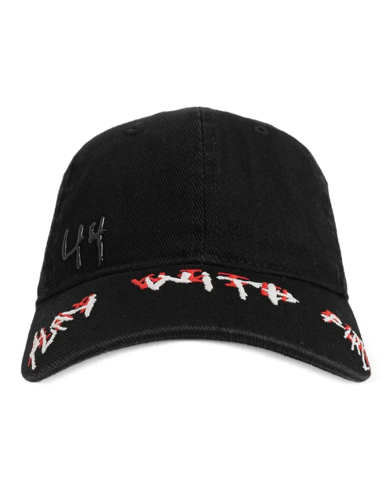 44 LABEL GROUP BYP Baseballkappe mit Logo-Stickerei - Schwarz Schwarz