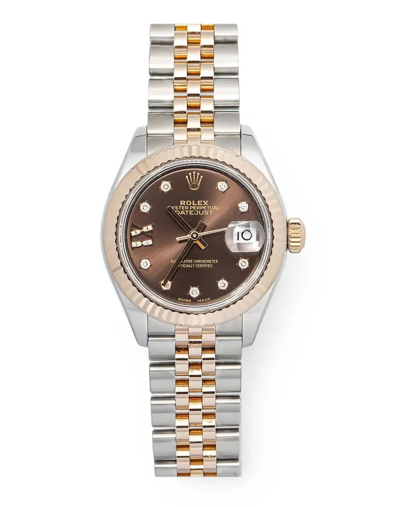 Rolex Datejust Armbanduhr 28mm - Braun Braun