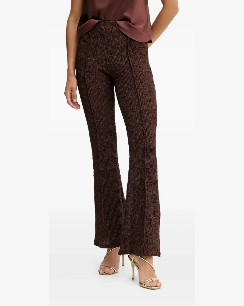 Guess Strukturierte Hose - Braun Braun