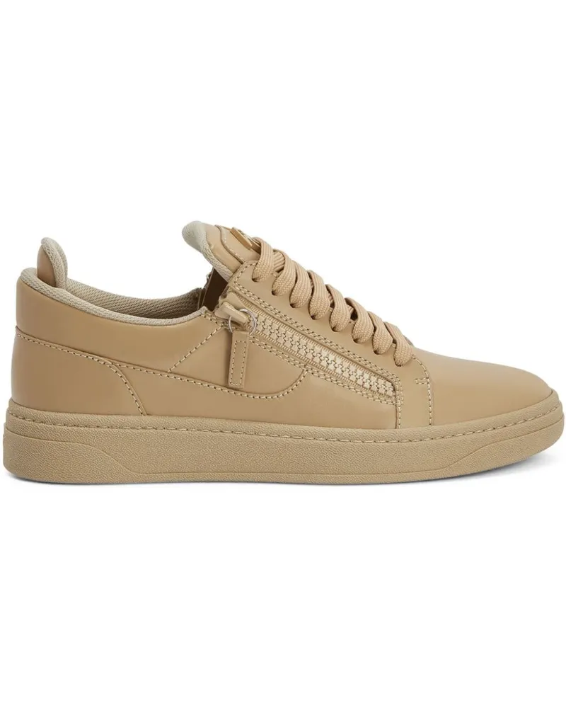 Giuseppe Zanotti GZ94 Sneakers mit Logo-Schild - Nude Nude