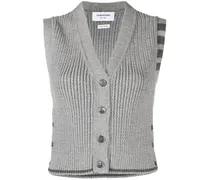 Pullunder mit charakteristischen Streifen - Grau